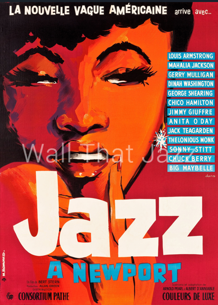 Laminage Film Poster Jazz At Newport
