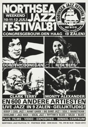 North Sea Jazz Artist Poster 1981 Mozaique Names