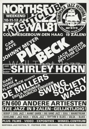 North Sea Jazz Artist Poster 1981NightClub