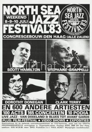 North Sea Jazz Artist Poster 1983 Mozaique Stephane Grappelli