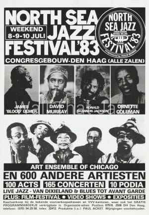North Sea Jazz Artist Poster 1983 Mozaique James Blood