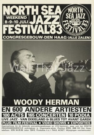 North Sea Jazz artist poster 1983 woody Herman