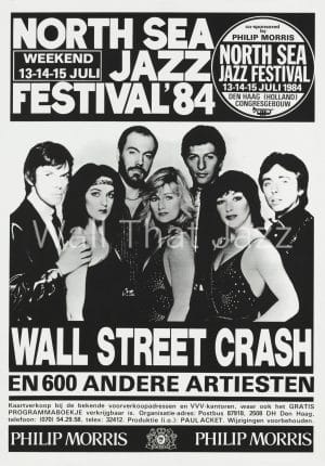 North Sea Jazz Artist Poster 1984 wall street crash