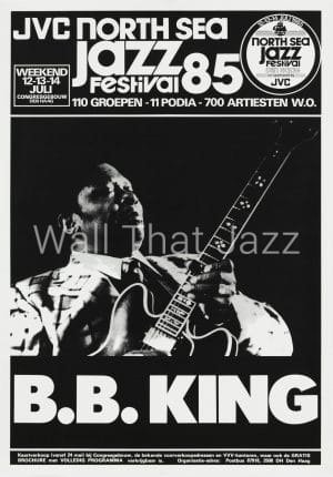 North Sea Jazz Artist Poster 1985 BB King
