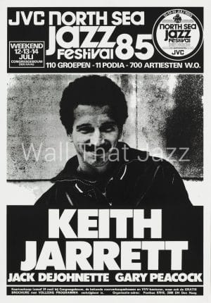 North Sea Jazz Artist Poster 1985 Keith Jarrett
