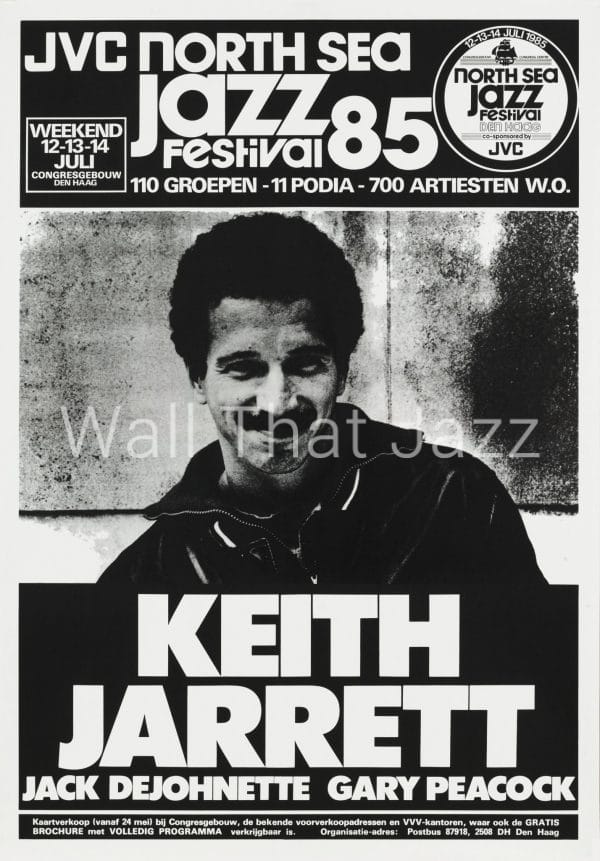 North Sea Jazz Artist Poster 1985 Keith Jarrett