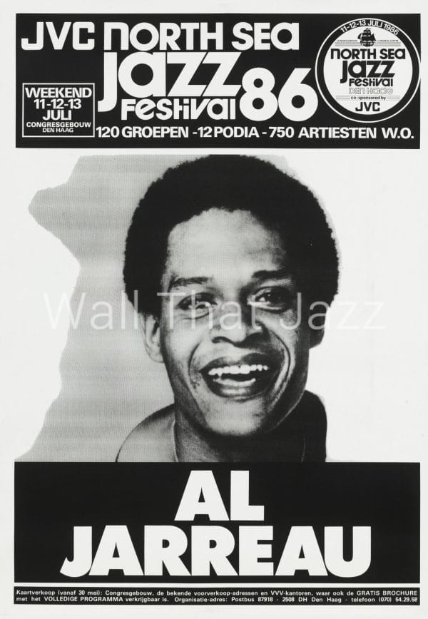 North Sea Jazz Artist Poster 1986 Al Jarreau