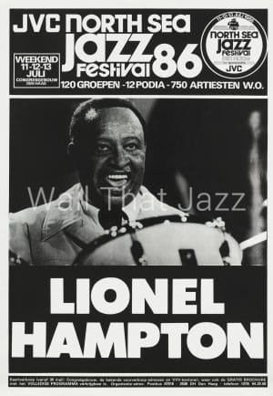 North Sea Jazz Artist Poster 1986 Lionel Hampton
