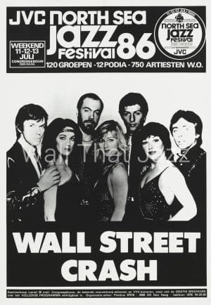North Sea Jazz Artist Poster 1986 Wall Street Crash