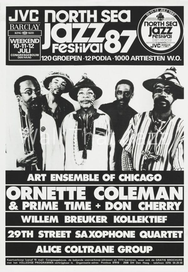 North Sea Jazz Artist Poster 1987 Ensemble of Chicago