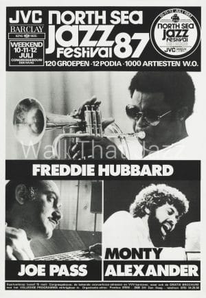 North Sea Jazz Artist Poster 1987 Mozaique Freddy Hubbard
