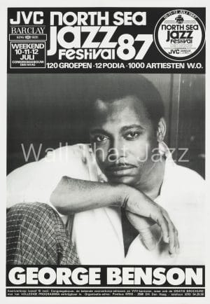 North Sea Jazz Artist Poster 1987 George Benson