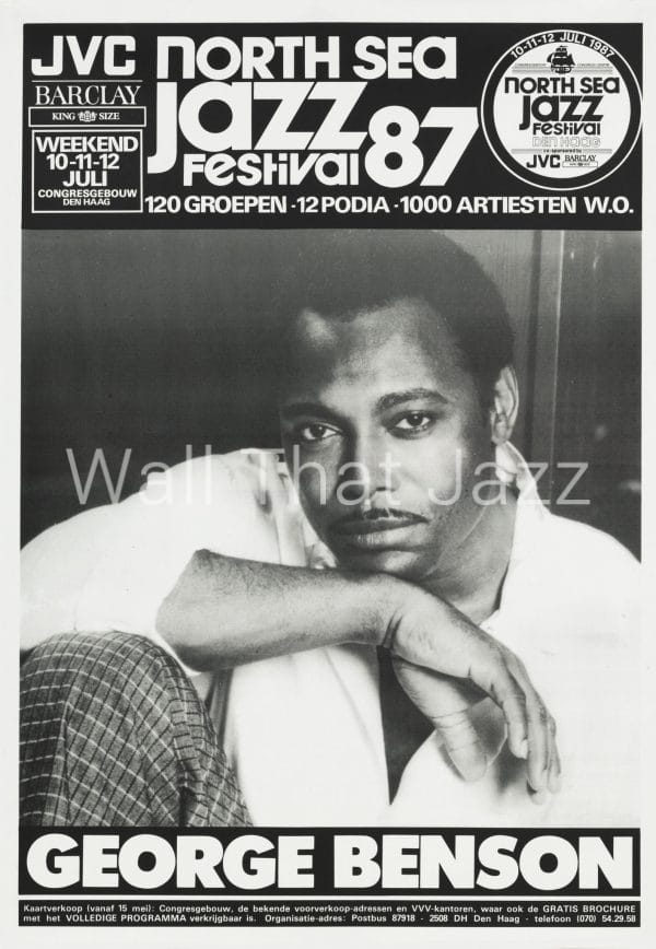 North Sea Jazz Artist Poster 1987 George Benson