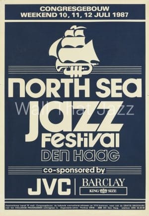 North Sea Jazz Artist Poster 1987 Logo Large