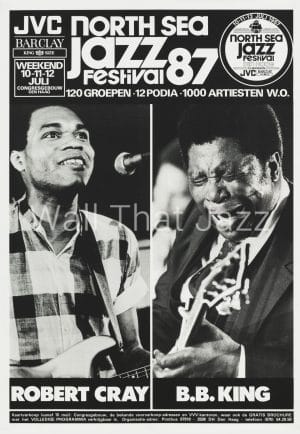 North Sea Jazz Artist Poster 1987 Robert Clay BBKing