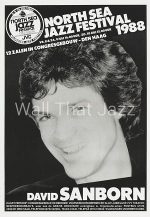 North Sea Jazz Artist Poster 1988 David Sanborn