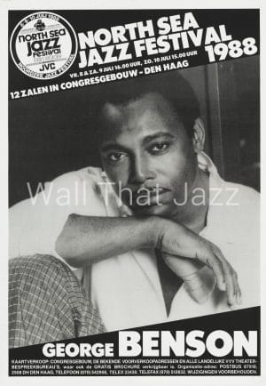 North Sea Jazz Artist Poster 1988 George Benson