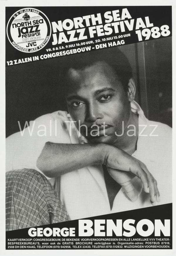 North Sea Jazz Artist Poster 1988 George Benson