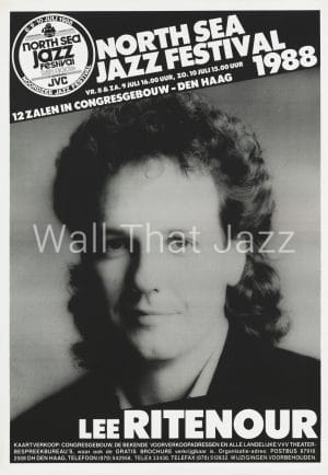 North Sea Jazz Artist Poster 1988 Lee Ritenour