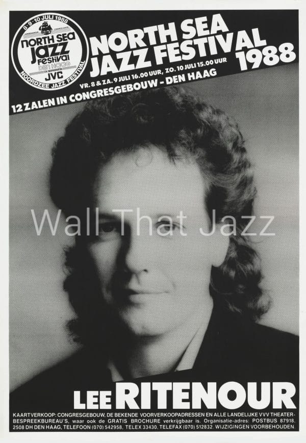North Sea Jazz Artist Poster 1988 Lee Ritenour