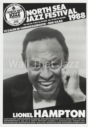 North Sea Jazz Artist Poster 1988 Lionel Hampton