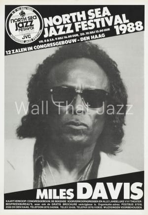North Sea Jazz Artist Poster 1988 Miles Davis