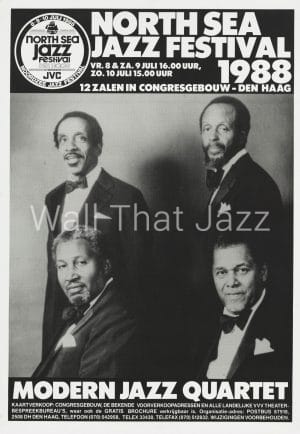 North Sea Jazz Artist Poster 1988 Modern Jazz Quartet