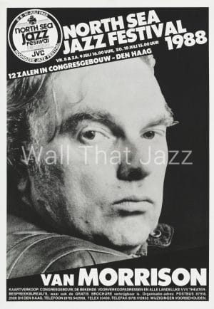 North Sea JAzz Artist Poster 1988 van Morrison