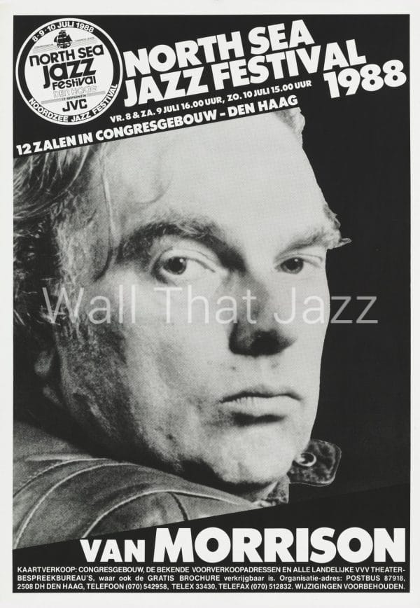 North Sea JAzz Artist Poster 1988 van Morrison