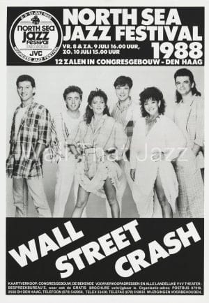 North Sea Jazz Artist Poster 1988 Wall Street Crash