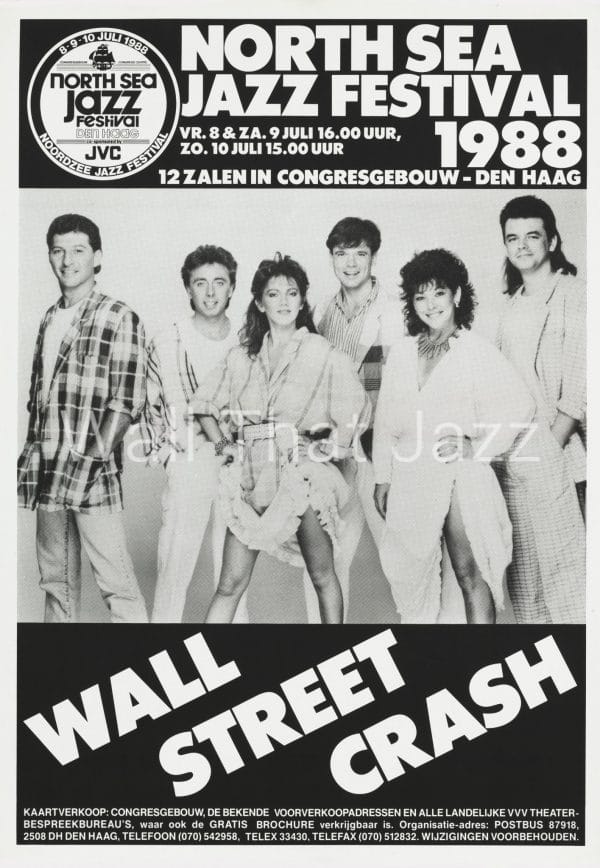 North Sea Jazz Artist Poster 1988 Wall Street Crash
