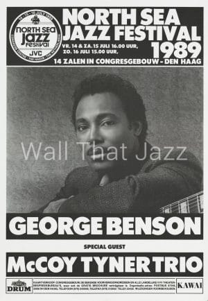North Sea Jazz Artist Poster 1989 George Benson