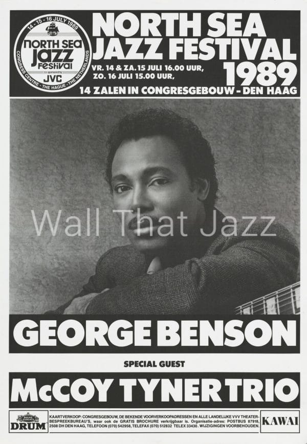 North Sea Jazz Artist Poster 1989 George Benson