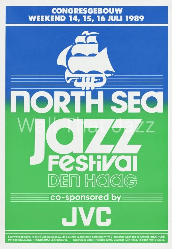North Sea Jazz Artist Poster 1989 Logo