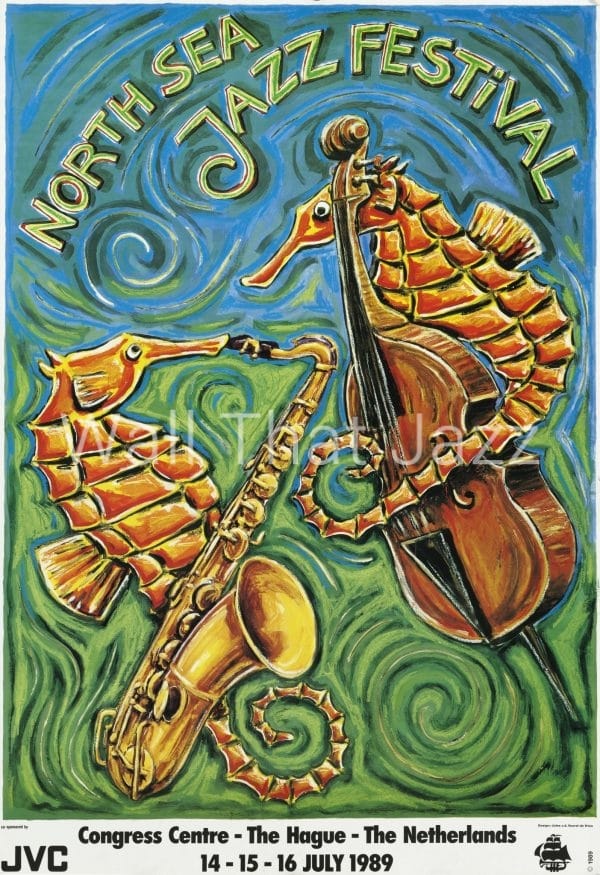 North Sea Jazz Art Poster 1989