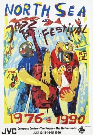 North Sea Jazz Art Poster 1990