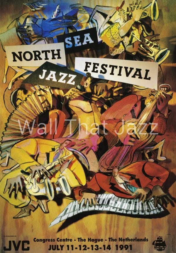 North Sea Jazz Art Poster 1991