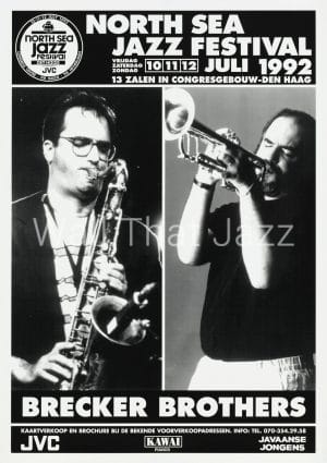 North Sea Jazz Artist Poster 1992 Brecker Brothers