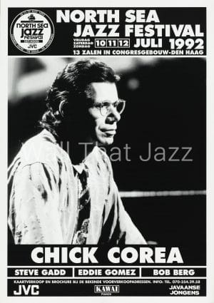 North Sea Jazz Artist Poster 1992 Chick Corea