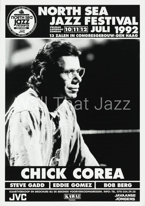 North Sea Jazz Artist Poster 1992 Chick Corea