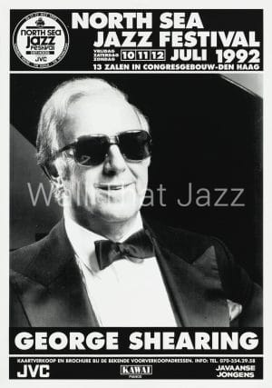 North Sea Jazz Artist Poster 1992 George Shearing