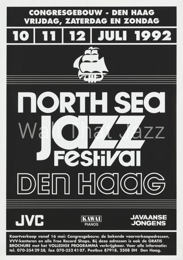 North Sea Jazz Artist Poster 1992 Logo Small