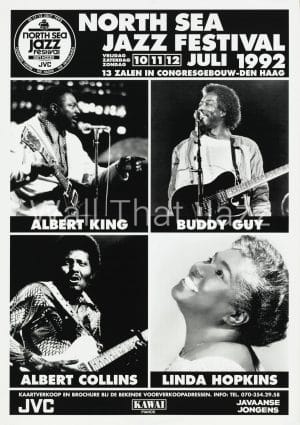 North Sea Jazz Artist Poster 1992 Mozaique Albert King