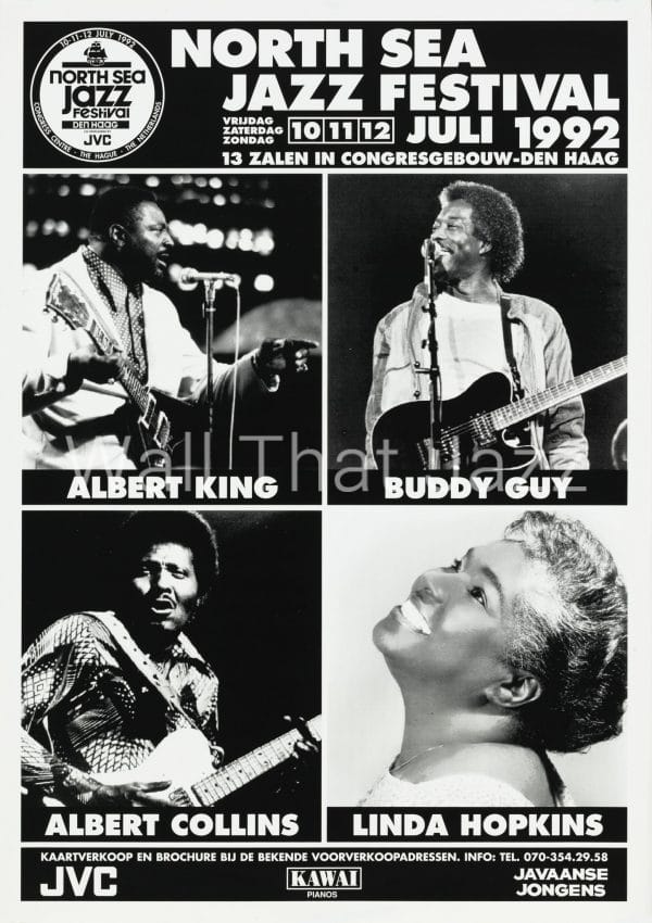 North Sea Jazz Artist Poster 1992 Mozaique Albert King