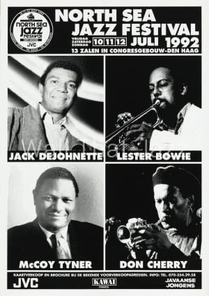 North Sea Jazz Artist Poster 1992 Mozaique john Dejohnette