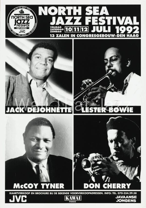 North Sea Jazz Artist Poster 1992 Mozaique john Dejohnette