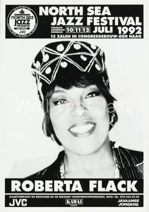 North Sea Jazz Artist Poster 1992 Roberta Flack