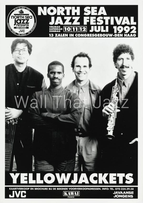 North Sea Jazz Artist Poster 1992 Yellow Jackets