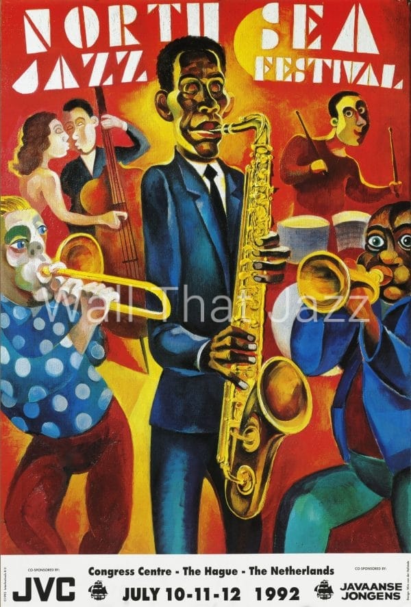 North Sea Jazz Art Poster 1992