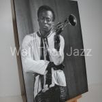 Laminage Miles Davis by Le Querrec 50 x 70 cm